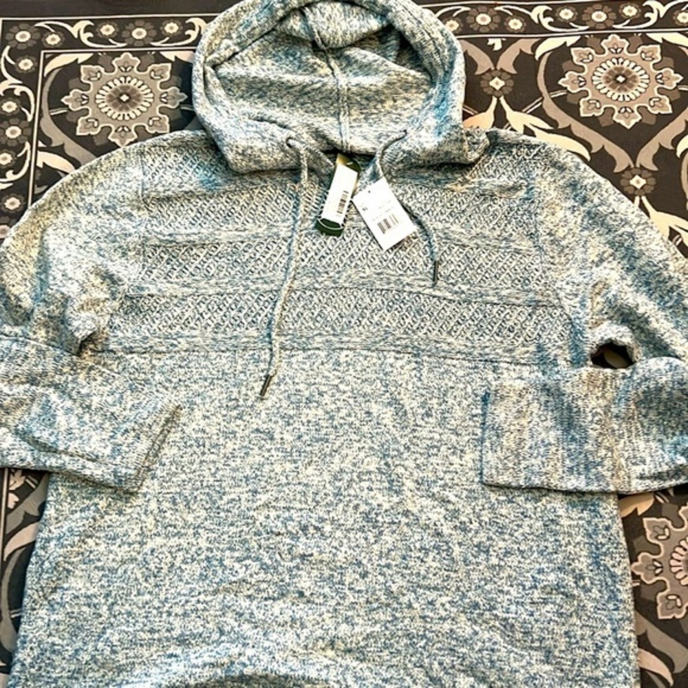 Even Tide soft sweater, hoodie, new with tags XL blue